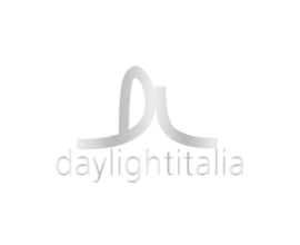 Daylight Italia logo balts un sudraba